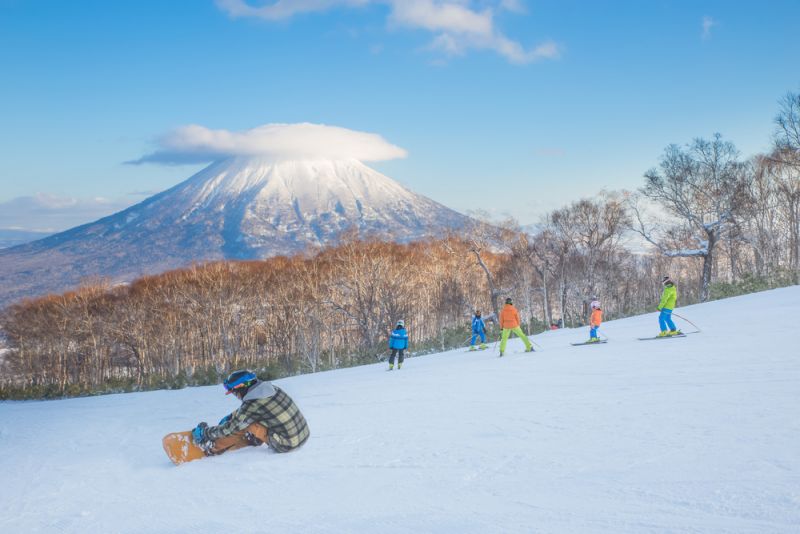 trượt tuyết ở Hokkaido trượt tuyết ở Hokkaido
